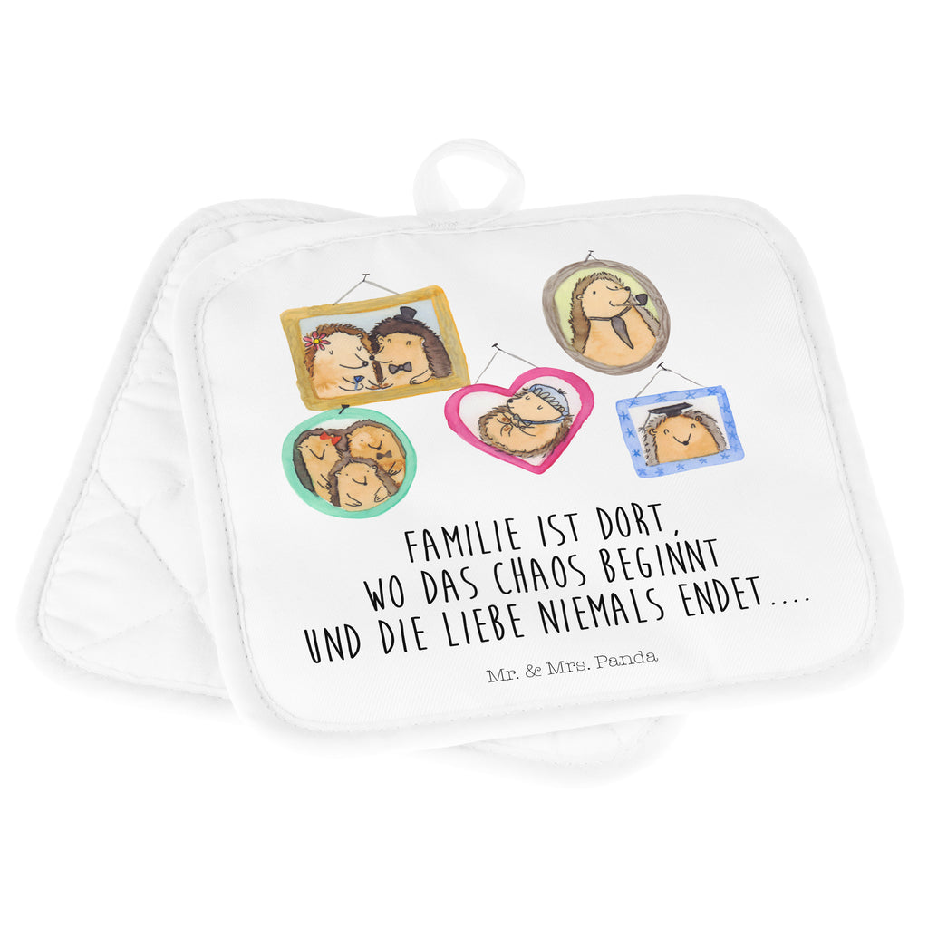 2er Set Topflappen  Igel Familie Topflappen, Topfuntersetzer, Ofenhandschuh, Topflappen Set, Topflappen lustig, Topflappen mit Spruch, Familie, Vatertag, Muttertag, Bruder, Schwester, Mama, Papa, Oma, Opa, Liebe, Igel, Bilder, Zusammenhalt, Glück