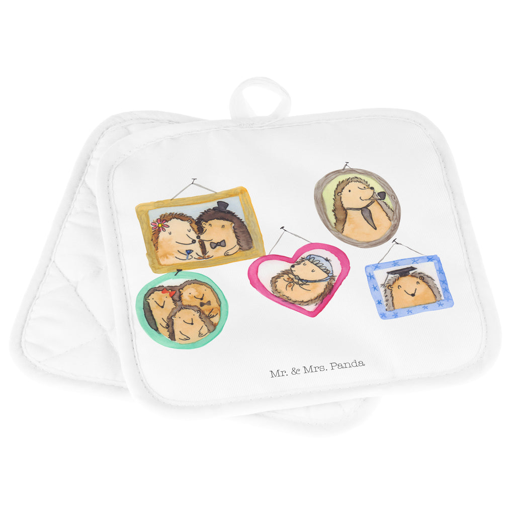 2er Set Topflappen  Igel Familie Topflappen, Topfuntersetzer, Ofenhandschuh, Topflappen Set, Topflappen lustig, Topflappen mit Spruch, Familie, Vatertag, Muttertag, Bruder, Schwester, Mama, Papa, Oma, Opa, Liebe, Igel, Bilder, Zusammenhalt, Glück
