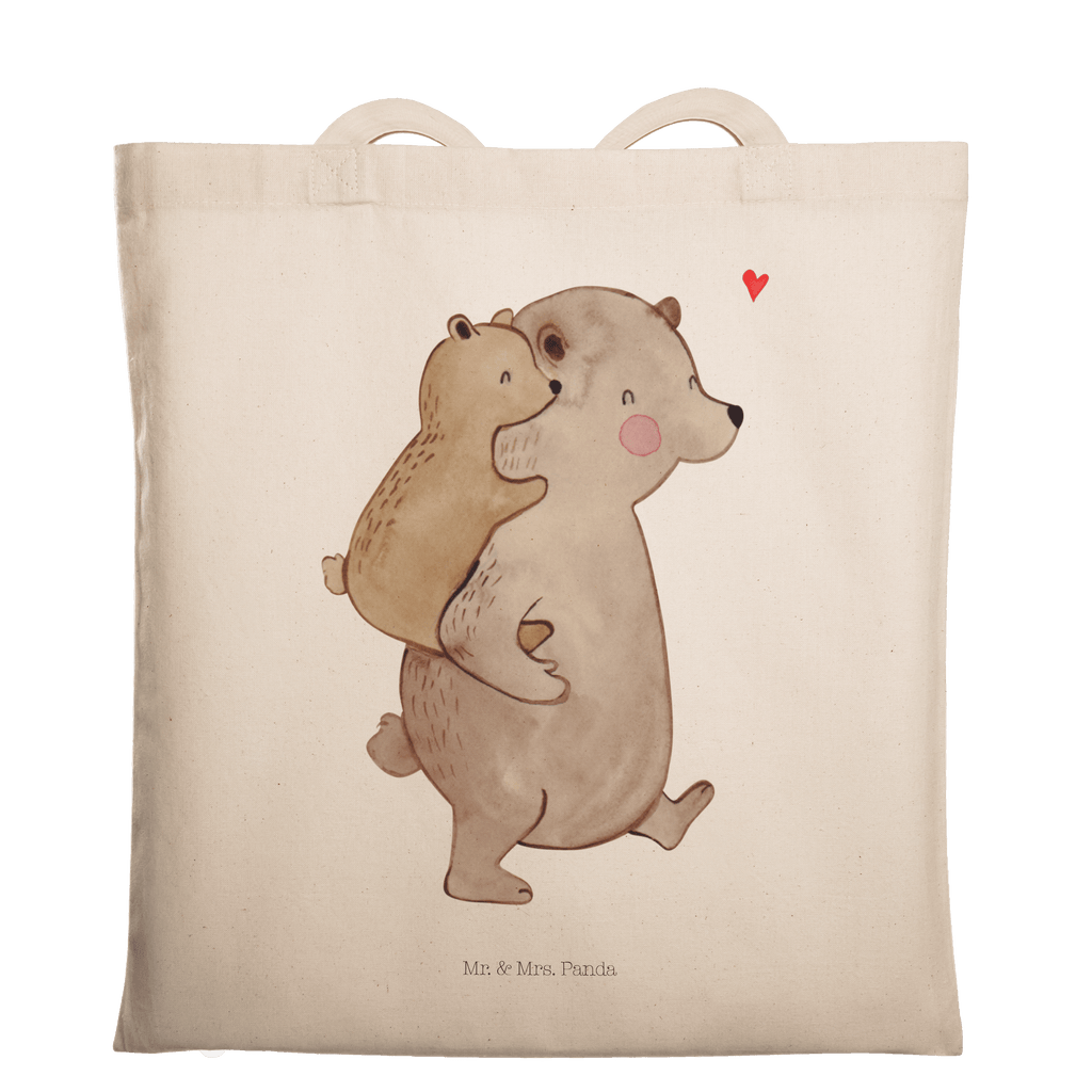 Tragetasche Papa Bär Beuteltasche, Beutel, Einkaufstasche, Jutebeutel, Stoffbeutel, Familie, Vatertag, Muttertag, Bruder, Schwester, Mama, Papa, Oma, Opa, Geschenk, Vater, Papi, Vati, Onkel, Geburtstag
