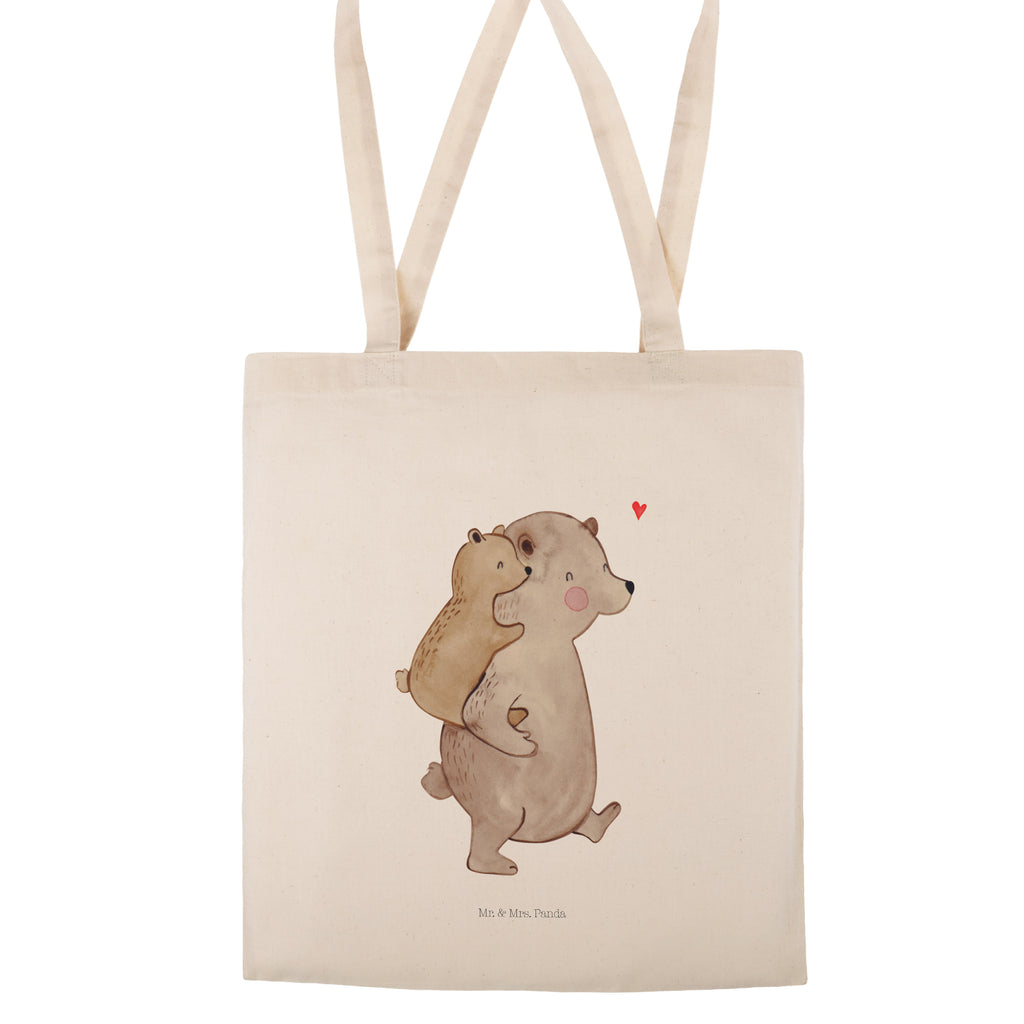Tragetasche Papa Bär Beuteltasche, Beutel, Einkaufstasche, Jutebeutel, Stoffbeutel, Familie, Vatertag, Muttertag, Bruder, Schwester, Mama, Papa, Oma, Opa, Geschenk, Vater, Papi, Vati, Onkel, Geburtstag