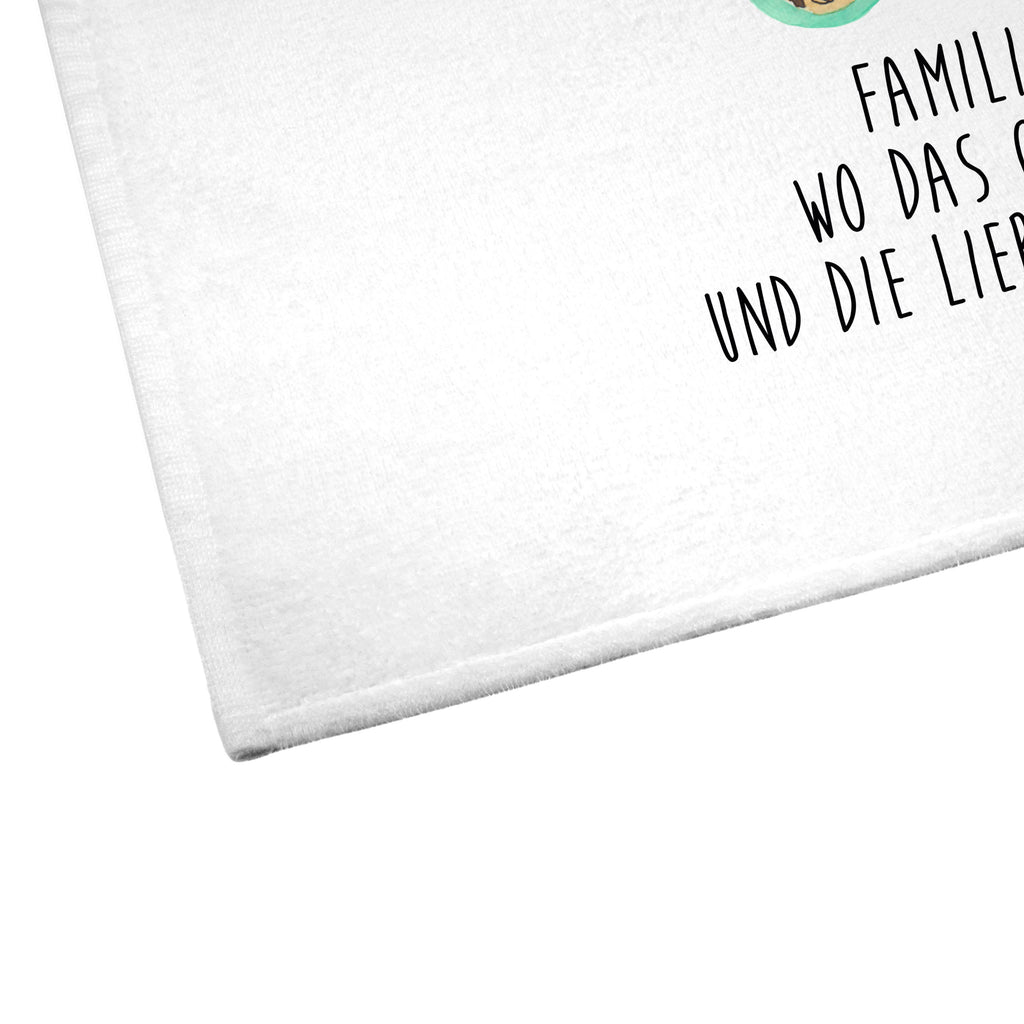 Gäste Handtuch Igel Familie Gästetuch, Reisehandtuch, Sport Handtuch, Frottier, Kinder Handtuch, Familie, Vatertag, Muttertag, Bruder, Schwester, Mama, Papa, Oma, Opa, Liebe, Igel, Bilder, Zusammenhalt, Glück