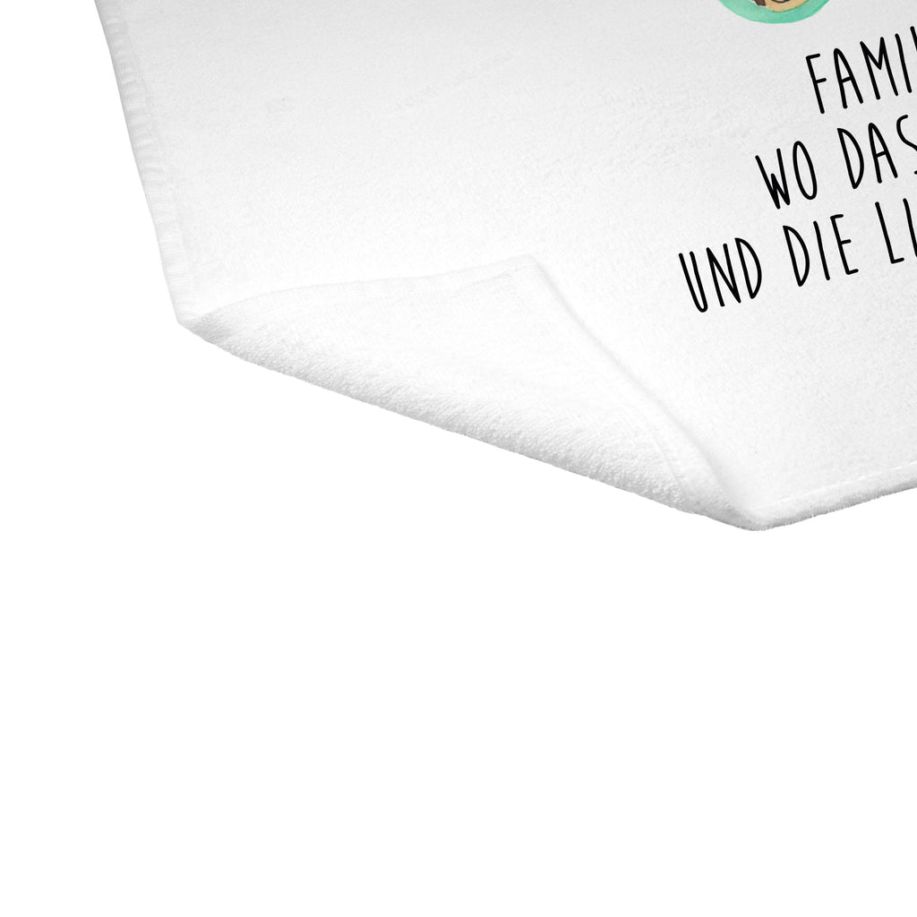 Gäste Handtuch Igel Familie Gästetuch, Reisehandtuch, Sport Handtuch, Frottier, Kinder Handtuch, Familie, Vatertag, Muttertag, Bruder, Schwester, Mama, Papa, Oma, Opa, Liebe, Igel, Bilder, Zusammenhalt, Glück