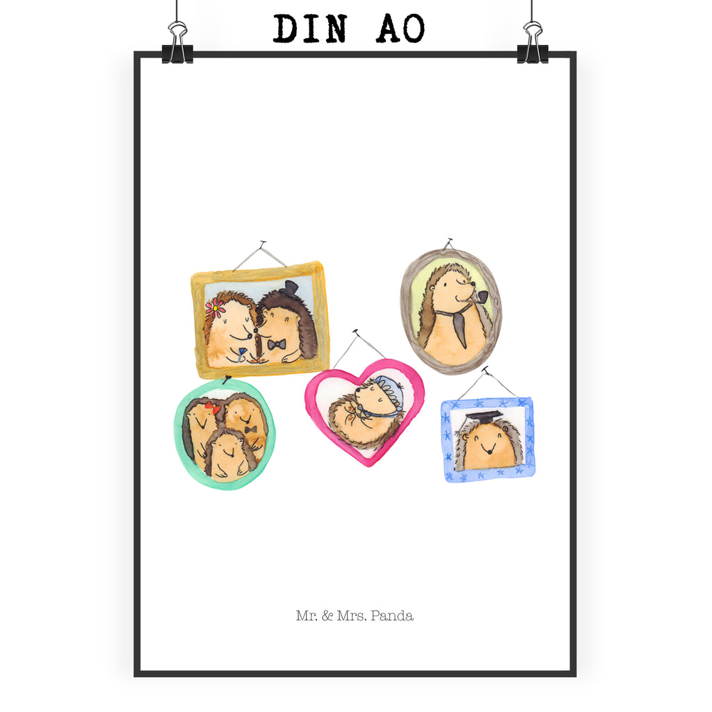 Poster Igel Familie Poster, Wandposter, Bild, Wanddeko, Küchenposter, Kinderposter, Wanddeko Bild, Raumdekoration, Wanddekoration, Handgemaltes Poster, Mr. & Mrs. Panda Poster, Designposter, Kunstdruck, Posterdruck, Familie, Vatertag, Muttertag, Bruder, Schwester, Mama, Papa, Oma, Opa, Liebe, Igel, Bilder, Zusammenhalt, Glück