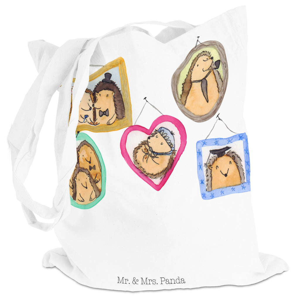 Tragetasche Igel Familie Beuteltasche, Beutel, Einkaufstasche, Jutebeutel, Stoffbeutel, Familie, Vatertag, Muttertag, Bruder, Schwester, Mama, Papa, Oma, Opa, Liebe, Igel, Bilder, Zusammenhalt, Glück