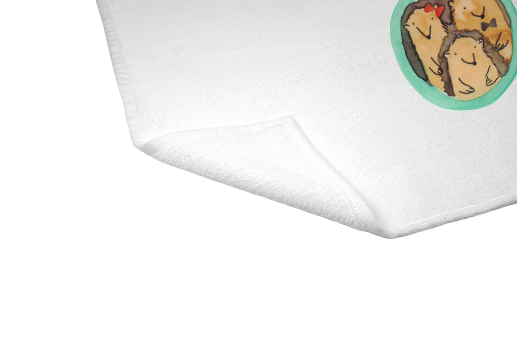 50 x 100 Handtuch Igel Familie Handtuch, Badehandtuch, Badezimmer, Handtücher, groß, Kinder, Baby, Familie, Vatertag, Muttertag, Bruder, Schwester, Mama, Papa, Oma, Opa, Liebe, Igel, Bilder, Zusammenhalt, Glück