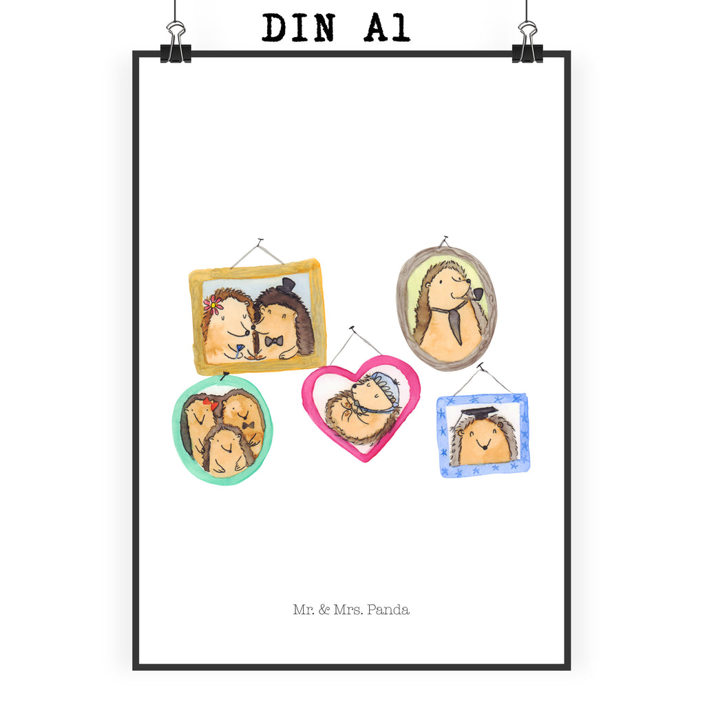 Poster Igel Familie Poster, Wandposter, Bild, Wanddeko, Küchenposter, Kinderposter, Wanddeko Bild, Raumdekoration, Wanddekoration, Handgemaltes Poster, Mr. & Mrs. Panda Poster, Designposter, Kunstdruck, Posterdruck, Familie, Vatertag, Muttertag, Bruder, Schwester, Mama, Papa, Oma, Opa, Liebe, Igel, Bilder, Zusammenhalt, Glück