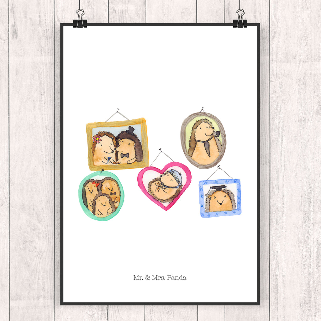 Poster Igel Familie Poster, Wandposter, Bild, Wanddeko, Küchenposter, Kinderposter, Wanddeko Bild, Raumdekoration, Wanddekoration, Handgemaltes Poster, Mr. & Mrs. Panda Poster, Designposter, Kunstdruck, Posterdruck, Familie, Vatertag, Muttertag, Bruder, Schwester, Mama, Papa, Oma, Opa, Liebe, Igel, Bilder, Zusammenhalt, Glück
