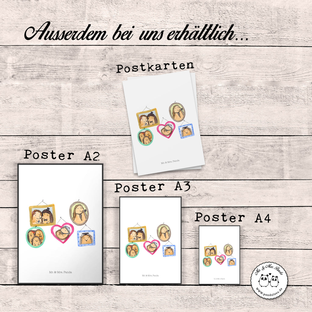 Poster Igel Familie Poster, Wandposter, Bild, Wanddeko, Küchenposter, Kinderposter, Wanddeko Bild, Raumdekoration, Wanddekoration, Handgemaltes Poster, Mr. & Mrs. Panda Poster, Designposter, Kunstdruck, Posterdruck, Familie, Vatertag, Muttertag, Bruder, Schwester, Mama, Papa, Oma, Opa, Liebe, Igel, Bilder, Zusammenhalt, Glück