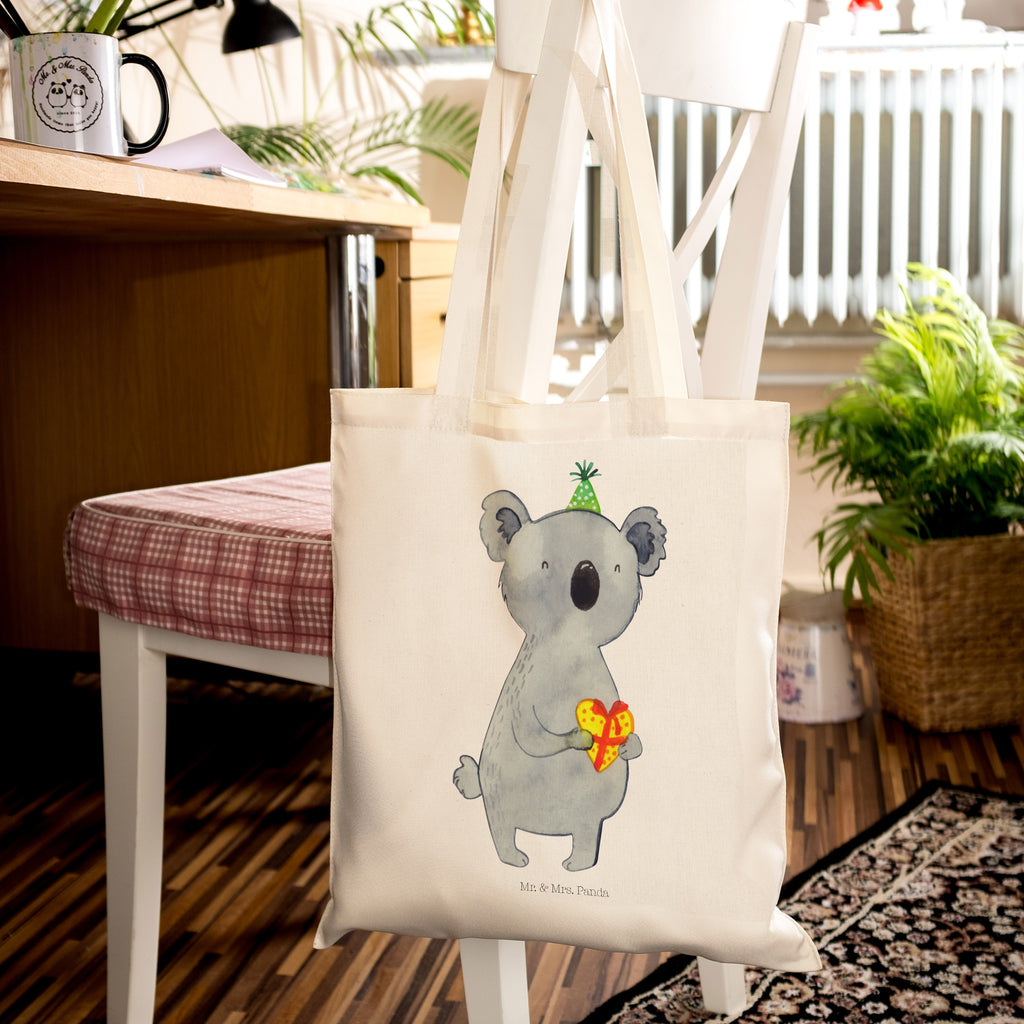 Tragetasche Koala Geschenk Beuteltasche, Beutel, Einkaufstasche, Jutebeutel, Stoffbeutel, Koala, Koalabär, Geschenk, Geburtstag, Party