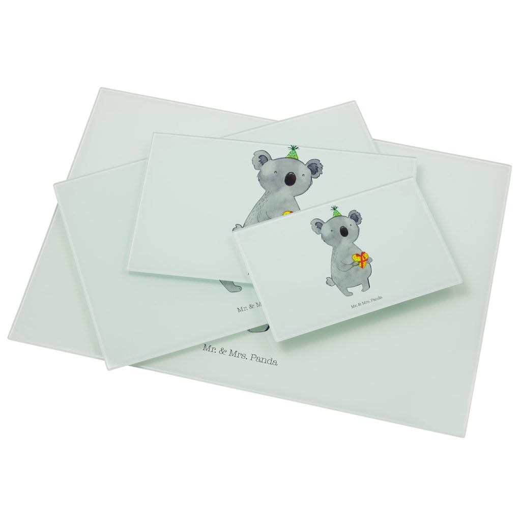 Medium Glas Schneidbrett Koala Geschenk Glasschneidebrett, Schneidebrett, Koala, Koalabär, Geschenk, Geburtstag, Party