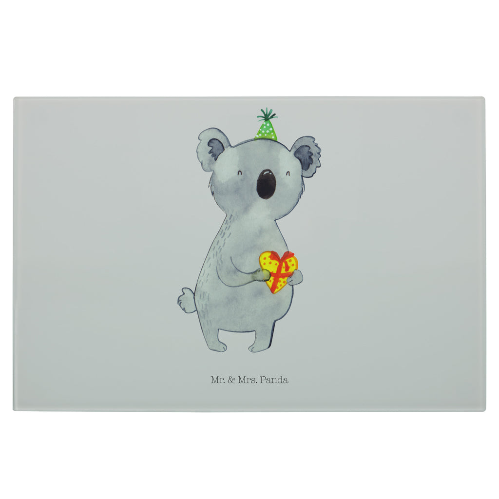 Medium Glas Schneidbrett Koala Geschenk Glasschneidebrett, Schneidebrett, Koala, Koalabär, Geschenk, Geburtstag, Party