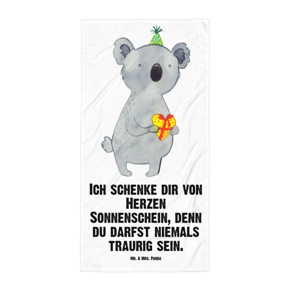 XL Badehandtuch Koala Geschenk Handtuch, Badetuch, Duschtuch, Strandtuch, Saunatuch, Koala, Koalabär, Geschenk, Geburtstag, Party