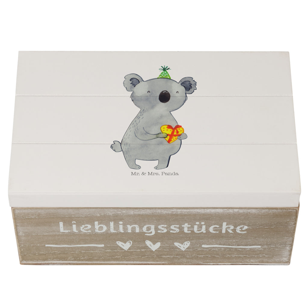 Holzkiste Koala Geschenk Holzkiste, Kiste, Schatzkiste, Truhe, Schatulle, XXL, Erinnerungsbox, Erinnerungskiste, Dekokiste, Aufbewahrungsbox, Koala, Koalabär, Geschenk, Geburtstag, Party