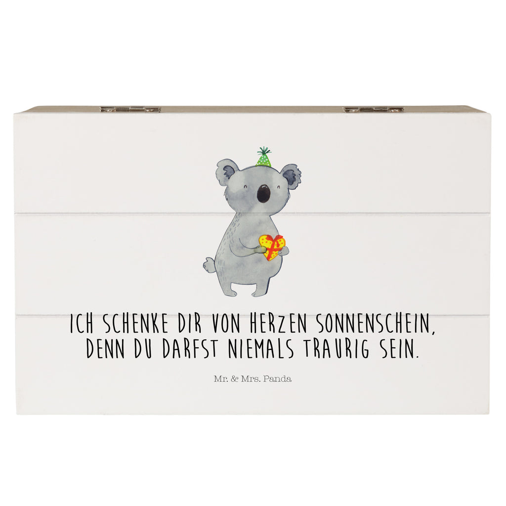 Holzkiste Koala Geschenk Holzkiste, Kiste, Schatzkiste, Truhe, Schatulle, XXL, Erinnerungsbox, Erinnerungskiste, Dekokiste, Aufbewahrungsbox, Koala, Koalabär, Geschenk, Geburtstag, Party