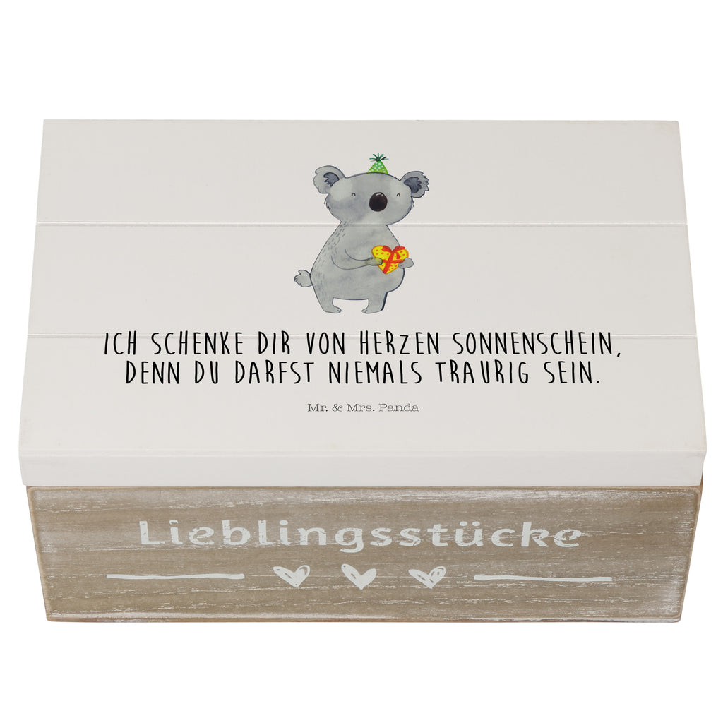 Holzkiste Koala Geschenk Holzkiste, Kiste, Schatzkiste, Truhe, Schatulle, XXL, Erinnerungsbox, Erinnerungskiste, Dekokiste, Aufbewahrungsbox, Koala, Koalabär, Geschenk, Geburtstag, Party