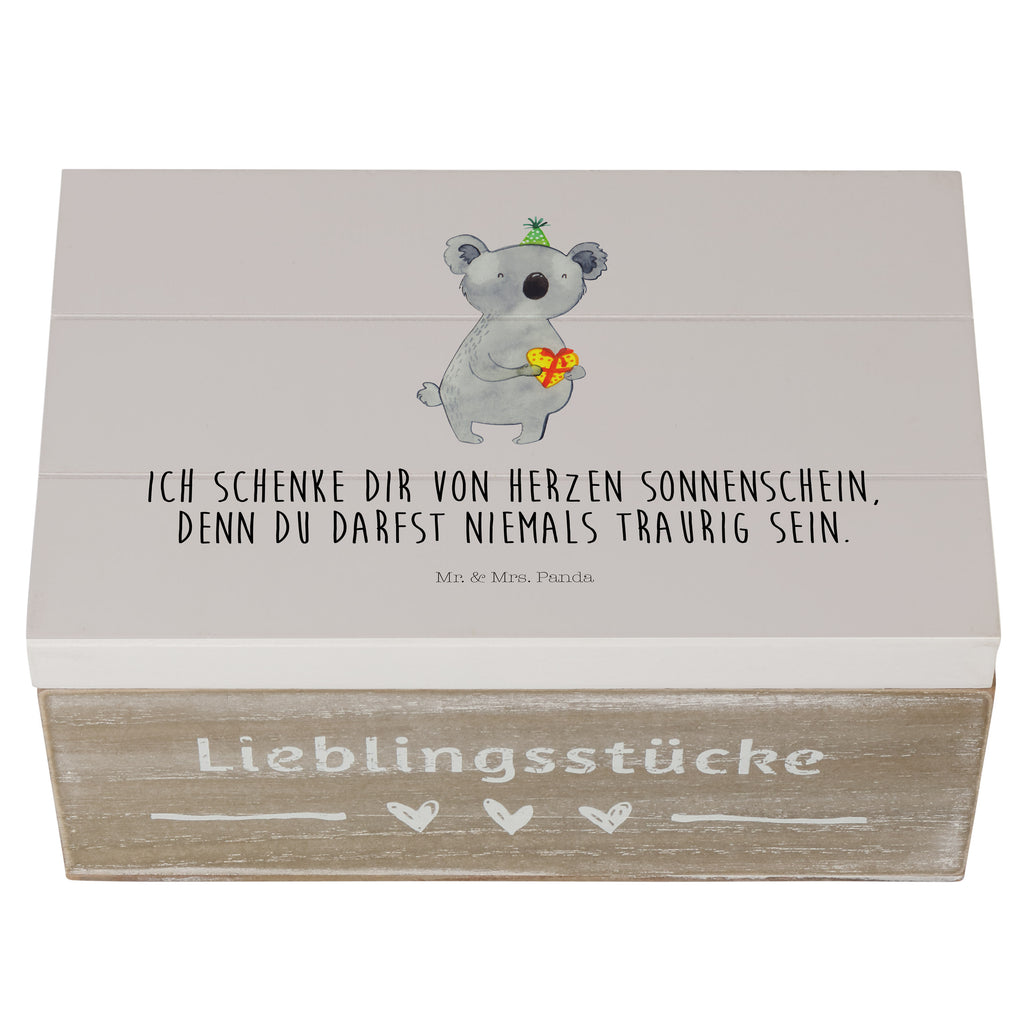 Holzkiste Koala Geschenk Holzkiste, Kiste, Schatzkiste, Truhe, Schatulle, XXL, Erinnerungsbox, Erinnerungskiste, Dekokiste, Aufbewahrungsbox, Koala, Koalabär, Geschenk, Geburtstag, Party