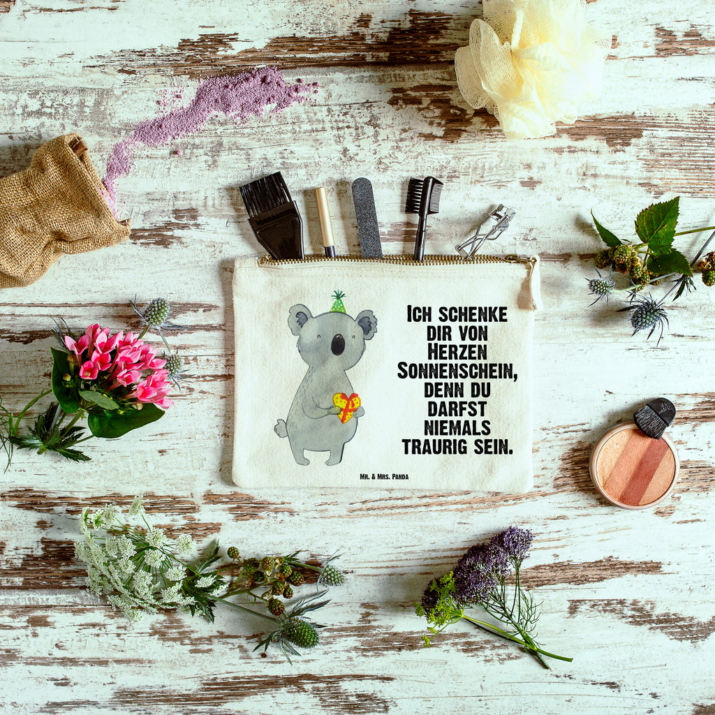 Schminktasche Koala Geschenk Schminktasche, Kosmetiktasche, Kosmetikbeutel, Stiftemäppchen, Etui, Federmappe, Makeup, XXL, Schminketui, Kosmetiketui, Schlamperetui, Koala, Koalabär, Geschenk, Geburtstag, Party
