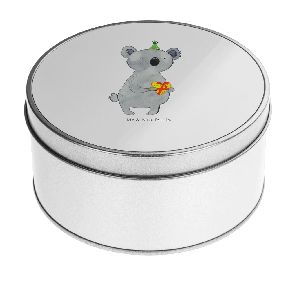 Blechdose rund Koala Geschenk Metalldose, Keksdose, Dose, Vorratsdose, Geschenkbox, Koala, Koalabär, Geschenk, Geburtstag, Party