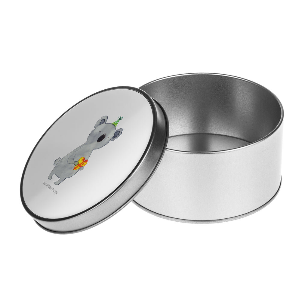 Blechdose rund Koala Geschenk Metalldose, Keksdose, Dose, Vorratsdose, Geschenkbox, Koala, Koalabär, Geschenk, Geburtstag, Party