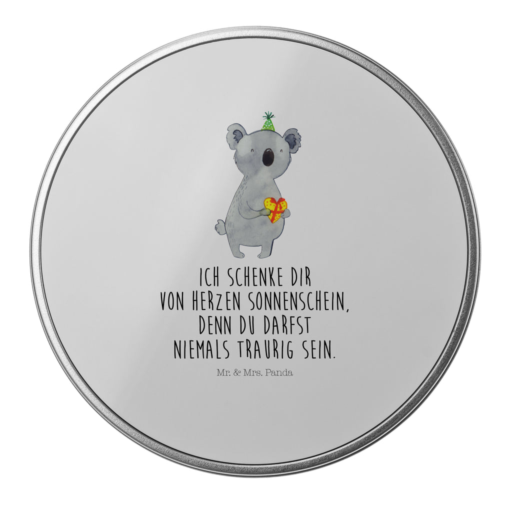 Blechdose rund Koala Geschenk Metalldose, Keksdose, Dose, Vorratsdose, Geschenkbox, Koala, Koalabär, Geschenk, Geburtstag, Party
