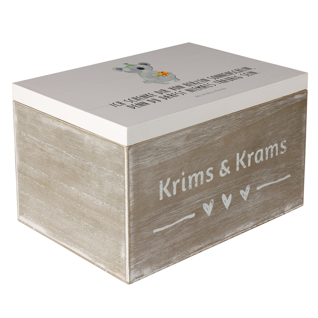 Holzkiste Koala Geschenk Holzkiste, Kiste, Schatzkiste, Truhe, Schatulle, XXL, Erinnerungsbox, Erinnerungskiste, Dekokiste, Aufbewahrungsbox, Koala, Koalabär, Geschenk, Geburtstag, Party
