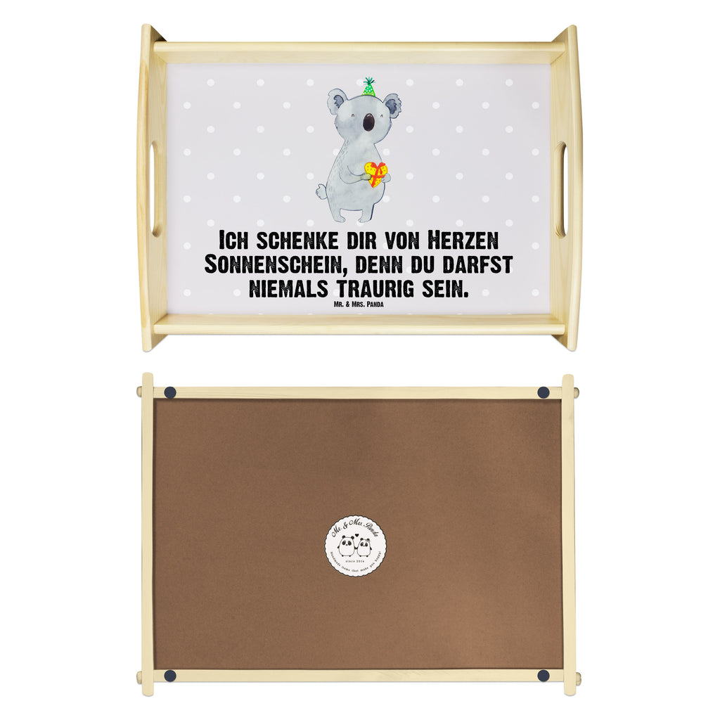 Serviertablett Koala Geschenk Tablett, Holztablett, Küchentablett, Dekotablett, Frühstückstablett, Koala, Koalabär, Geschenk, Geburtstag, Party