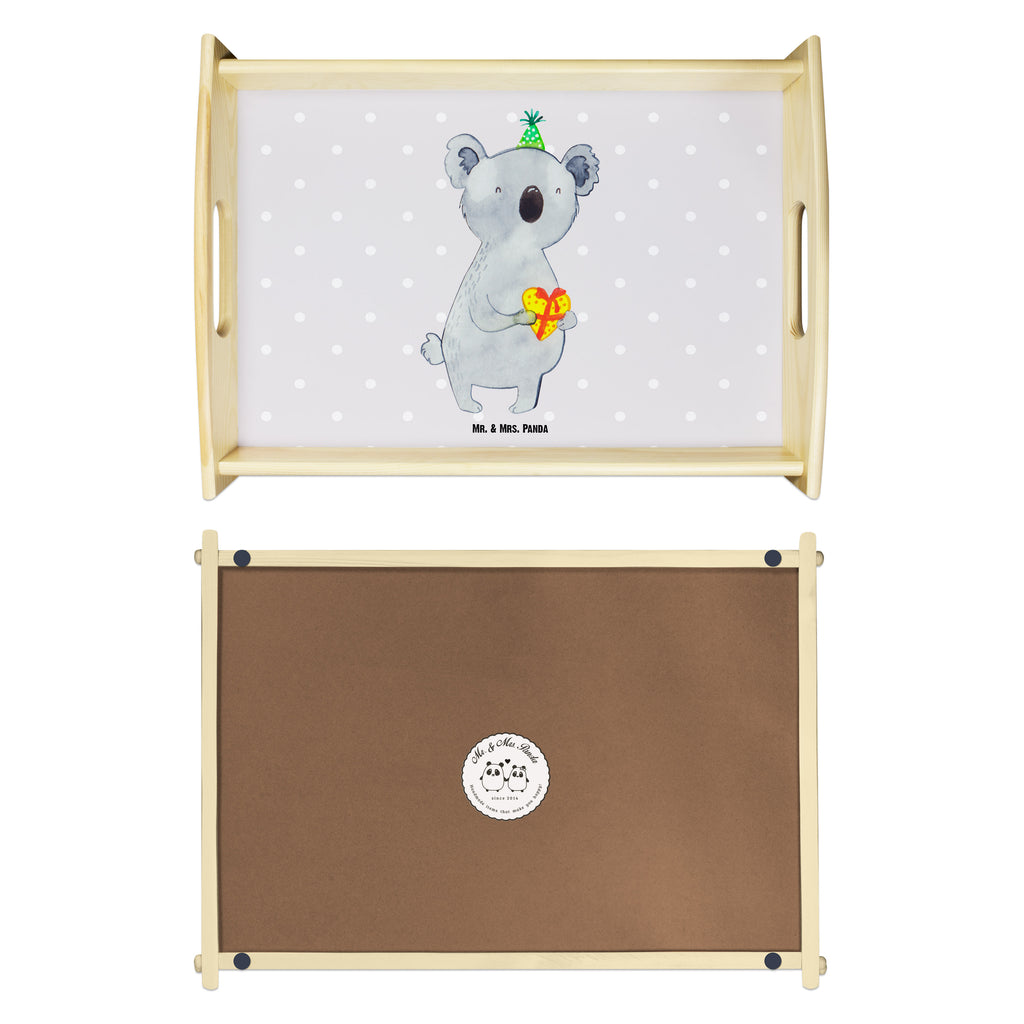 Serviertablett Koala Geschenk Tablett, Holztablett, Küchentablett, Dekotablett, Frühstückstablett, Koala, Koalabär, Geschenk, Geburtstag, Party