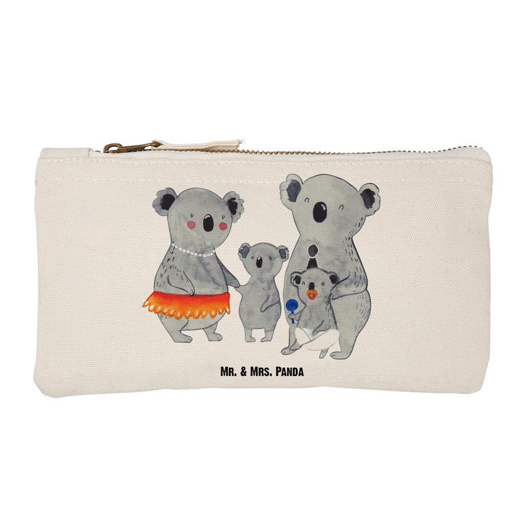 Schminktasche Koala Familie Schminktasche, Kosmetiktasche, Kosmetikbeutel, Stiftemäppchen, Etui, Federmappe, Makeup, XXL, Schminketui, Kosmetiketui, Schlamperetui, Familie, Vatertag, Muttertag, Bruder, Schwester, Mama, Papa, Oma, Opa, Koala, Koalas, Family, Kinder, Geschwister, Familienleben