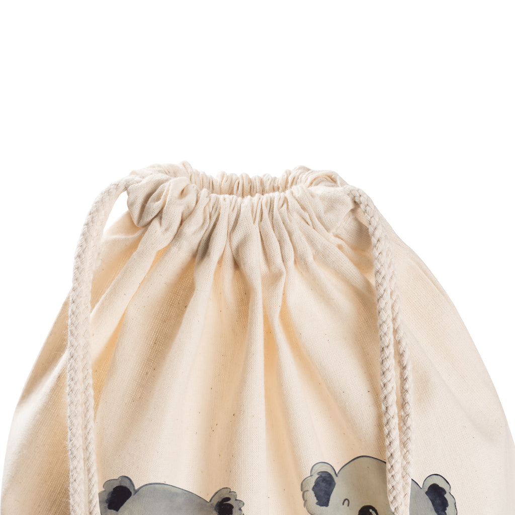 Sportbeutel Koala Familie Turnbeutel, Beutel, Sporttasche, Tasche, Stoffbeutel, Familie, Vatertag, Muttertag, Bruder, Schwester, Mama, Papa, Oma, Opa, Koala, Koalas, Family, Kinder, Geschwister, Familienleben