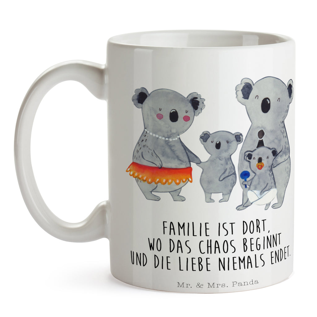 Tasse Koala Familie Koala, Koalas, Familie, Family, Mama, Papa, Kinder, Geschwister, Familienleben Becher, Kaffeetasse, Kaffeebecher, Tee, Frühstück, Büro  Familie, Vatertag, Muttertag, Bruder, Schwester, Mama, Papa, Oma, Opa