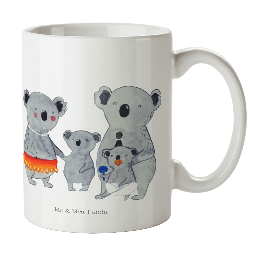 Tasse Koala Familie Koala, Koalas, Familie, Family, Mama, Papa, Kinder, Geschwister, Familienleben Becher, Kaffeetasse, Kaffeebecher, Tee, Frühstück, Büro  Familie, Vatertag, Muttertag, Bruder, Schwester, Mama, Papa, Oma, Opa