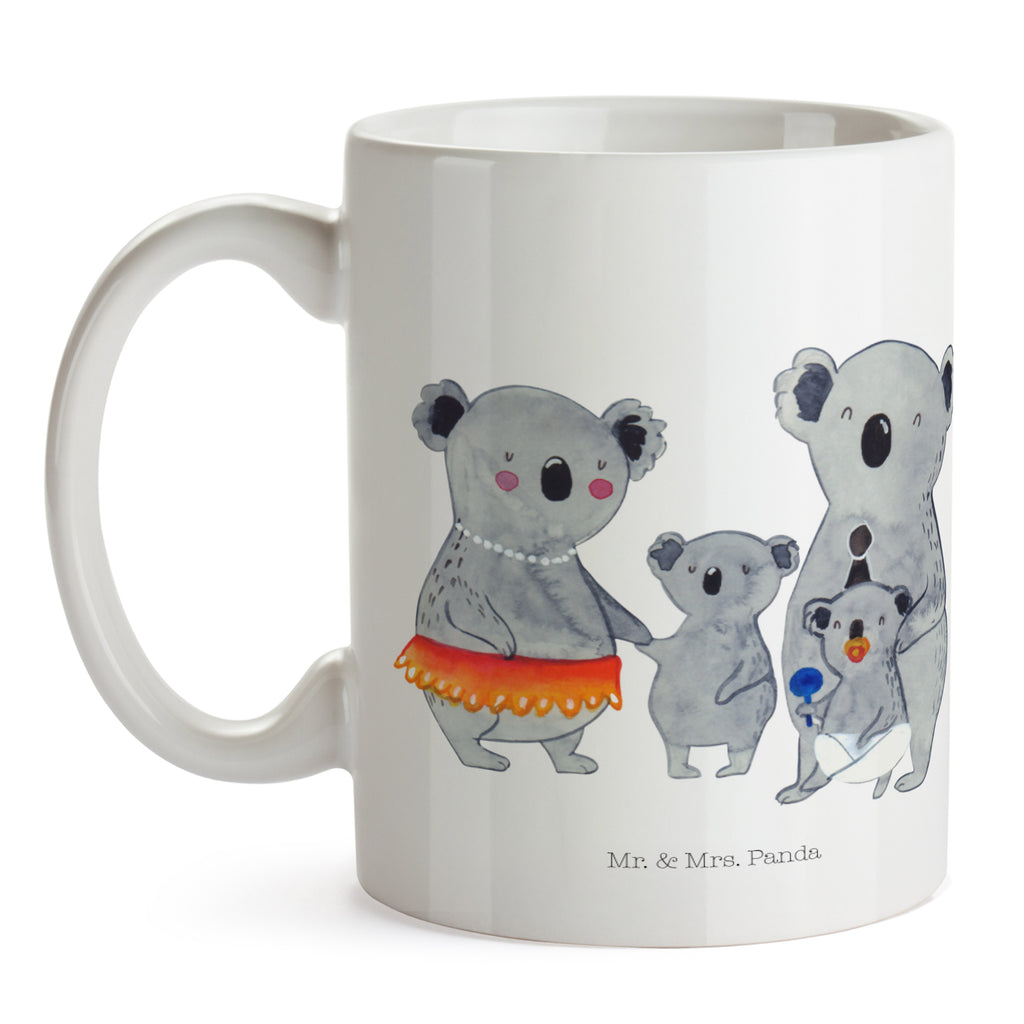Tasse Koala Familie Koala, Koalas, Familie, Family, Mama, Papa, Kinder, Geschwister, Familienleben Becher, Kaffeetasse, Kaffeebecher, Tee, Frühstück, Büro  Familie, Vatertag, Muttertag, Bruder, Schwester, Mama, Papa, Oma, Opa
