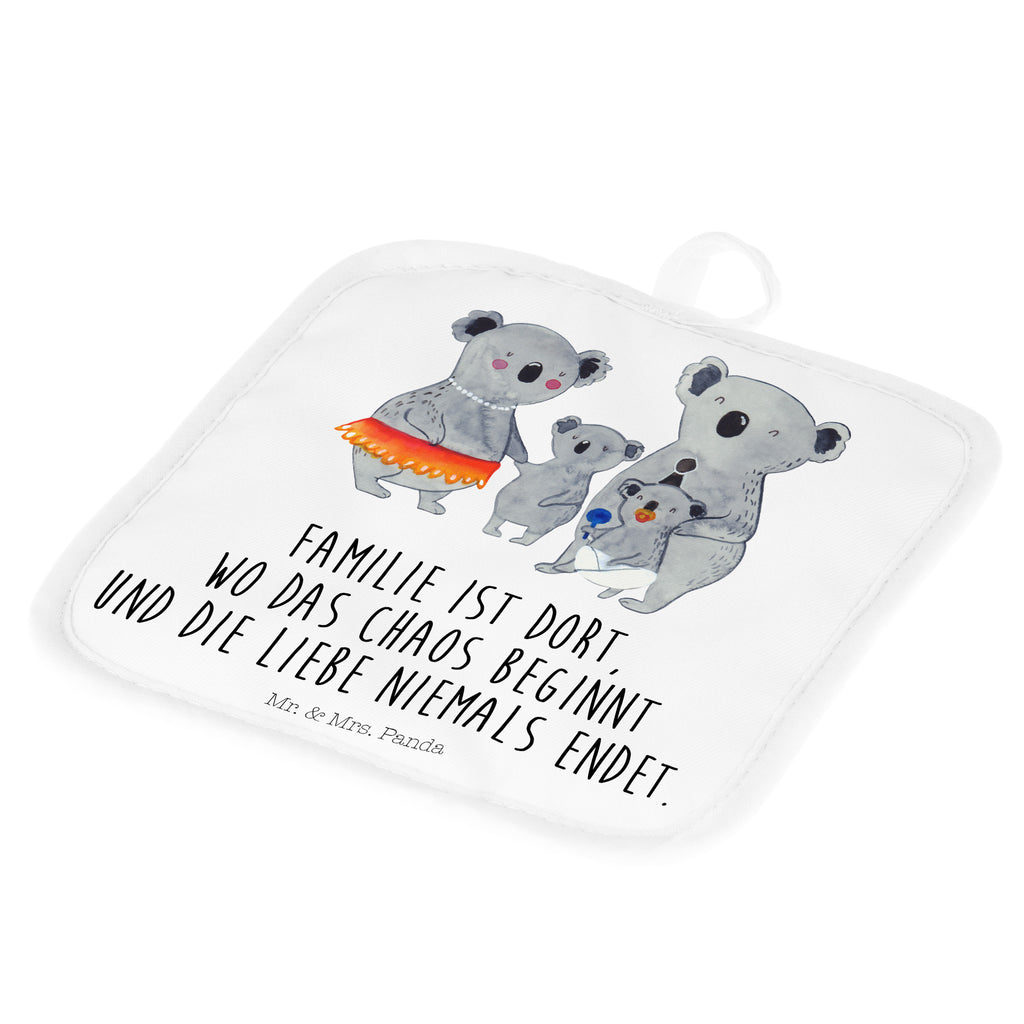 2er Set Topflappen  Koala Familie Topflappen, Topfuntersetzer, Ofenhandschuh, Topflappen Set, Topflappen lustig, Topflappen mit Spruch, Familie, Vatertag, Muttertag, Bruder, Schwester, Mama, Papa, Oma, Opa, Koala, Koalas, Family, Kinder, Geschwister, Familienleben