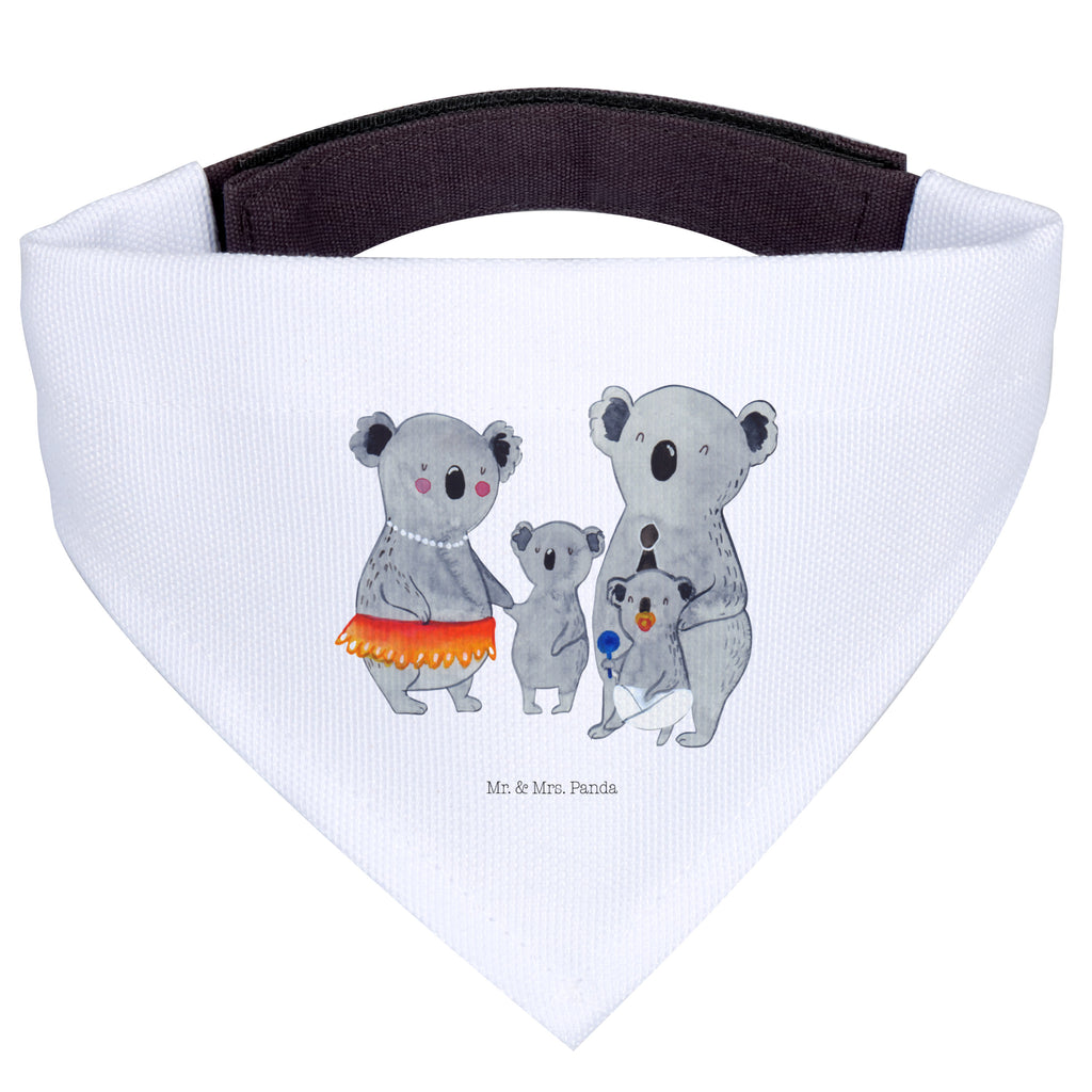 Hundehalstuch M Koala Familie Hundehalstuch, Halstuch, Hunde, Tuch, mittel, mittelgroße Hunde, Familie, Vatertag, Muttertag, Bruder, Schwester, Mama, Papa, Oma, Opa, Koala, Koalas, Family, Kinder, Geschwister, Familienleben