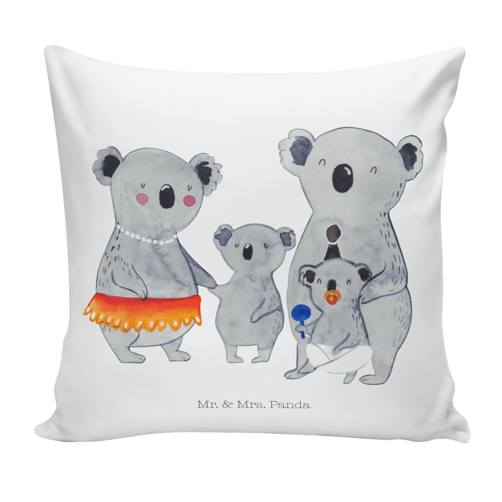 40x40 Kissen Koala Familie Kissenhülle, Kopfkissen, Sofakissen, Dekokissen, Motivkissen, Familie, Vatertag, Muttertag, Bruder, Schwester, Mama, Papa, Oma, Opa, Koala, Koalas, Family, Kinder, Geschwister, Familienleben