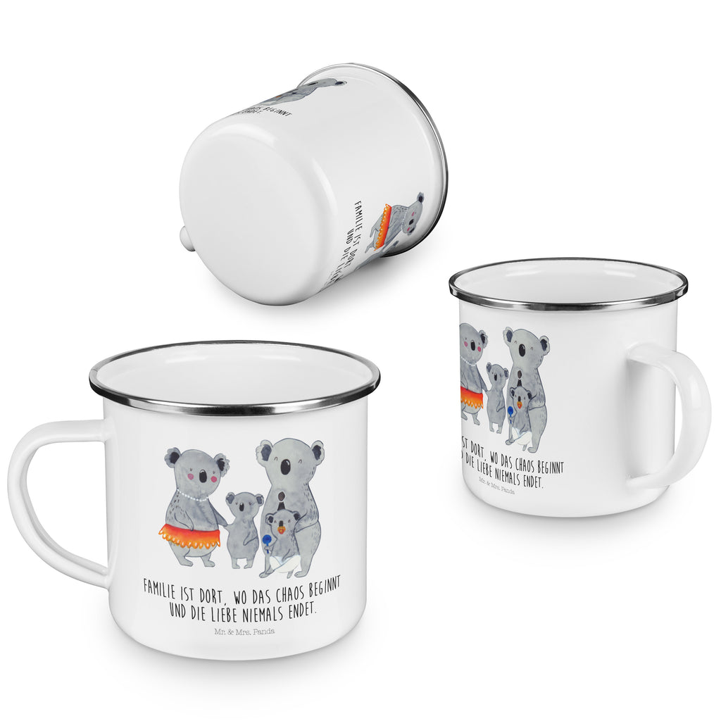 Camping Emaille Tasse Koala Familie Campingtasse, Trinkbecher, Metalltasse, Outdoor Tasse, Emaille Trinkbecher, Blechtasse Outdoor, Emaille Campingbecher, Edelstahl Trinkbecher, Metalltasse für Camping, Kaffee Blechtasse, Camping Tasse Metall, Familie, Vatertag, Muttertag, Bruder, Schwester, Mama, Papa, Oma, Opa, Koala, Koalas, Family, Kinder, Geschwister, Familienleben