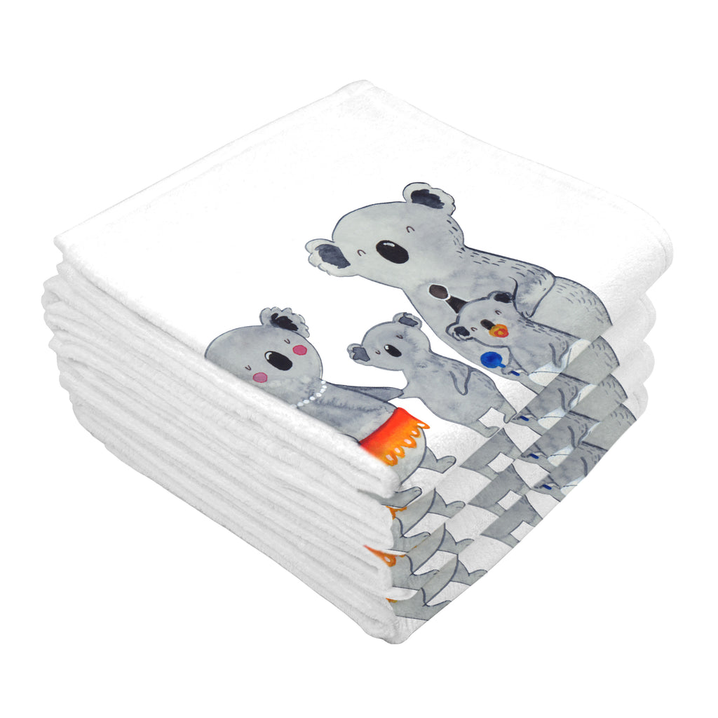 50 x 100 Handtuch Koala Familie Handtuch, Badehandtuch, Badezimmer, Handtücher, groß, Kinder, Baby, Familie, Vatertag, Muttertag, Bruder, Schwester, Mama, Papa, Oma, Opa, Koala, Koalas, Family, Geschwister, Familienleben