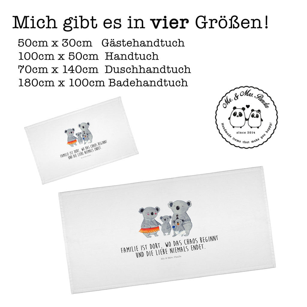 50 x 100 Handtuch Koala Familie Handtuch, Badehandtuch, Badezimmer, Handtücher, groß, Kinder, Baby, Familie, Vatertag, Muttertag, Bruder, Schwester, Mama, Papa, Oma, Opa, Koala, Koalas, Family, Geschwister, Familienleben