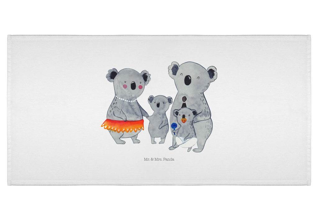 50 x 100 Handtuch Koala Familie Handtuch, Badehandtuch, Badezimmer, Handtücher, groß, Kinder, Baby, Familie, Vatertag, Muttertag, Bruder, Schwester, Mama, Papa, Oma, Opa, Koala, Koalas, Family, Geschwister, Familienleben