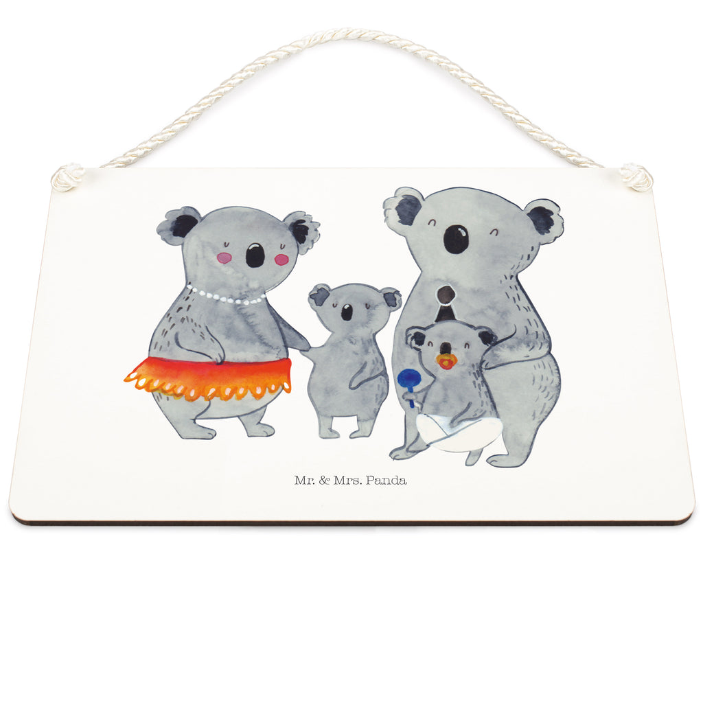 Deko Schild Koala Familie Dekoschild, Deko Schild, Schild, Tür Schild, Türschild, Holzschild, Wandschild, Wanddeko, Familie, Vatertag, Muttertag, Bruder, Schwester, Mama, Papa, Oma, Opa, Koala, Koalas, Family, Kinder, Geschwister, Familienleben