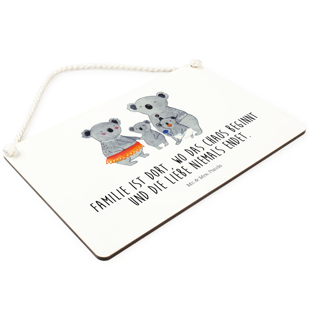 Deko Schild Koala Familie Dekoschild, Deko Schild, Schild, Tür Schild, Türschild, Holzschild, Wandschild, Wanddeko, Familie, Vatertag, Muttertag, Bruder, Schwester, Mama, Papa, Oma, Opa, Koala, Koalas, Family, Kinder, Geschwister, Familienleben