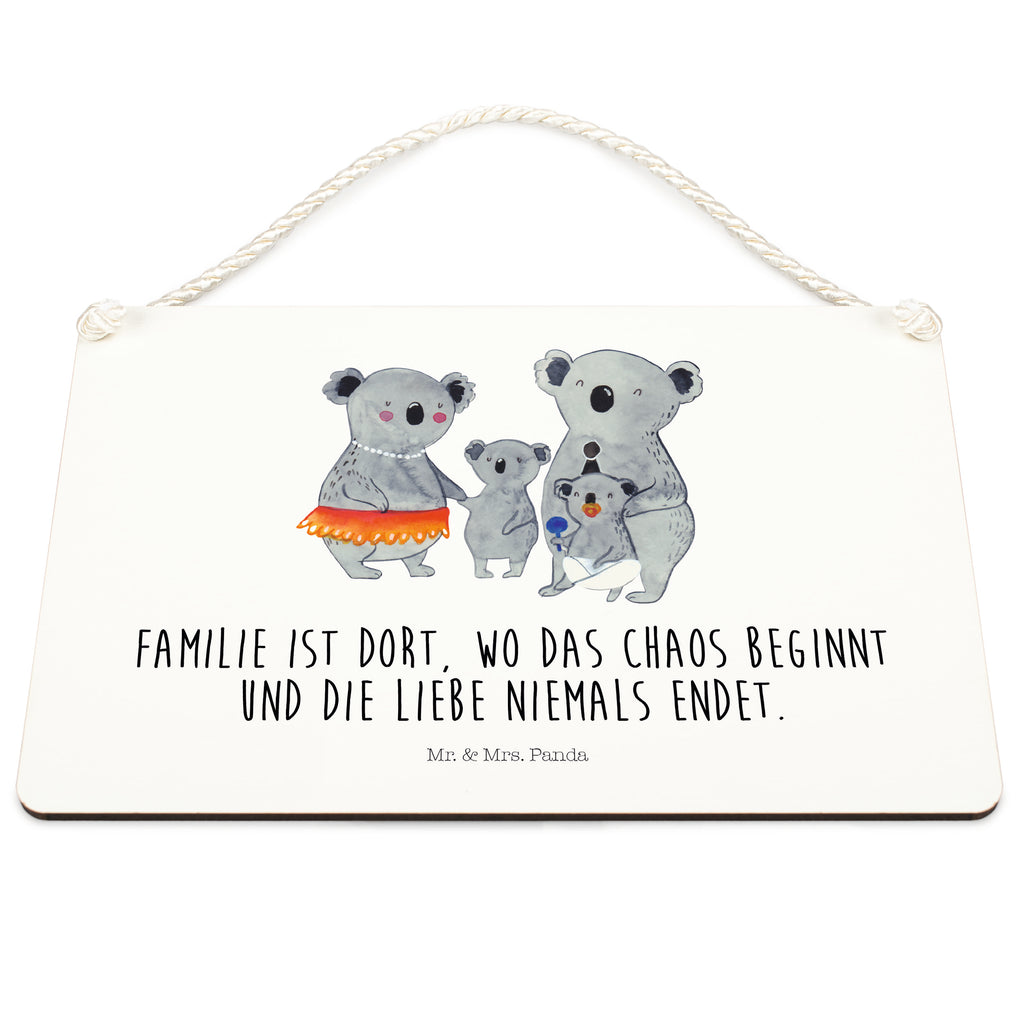 Deko Schild Koala Familie Dekoschild, Deko Schild, Schild, Tür Schild, Türschild, Holzschild, Wandschild, Wanddeko, Familie, Vatertag, Muttertag, Bruder, Schwester, Mama, Papa, Oma, Opa, Koala, Koalas, Family, Kinder, Geschwister, Familienleben