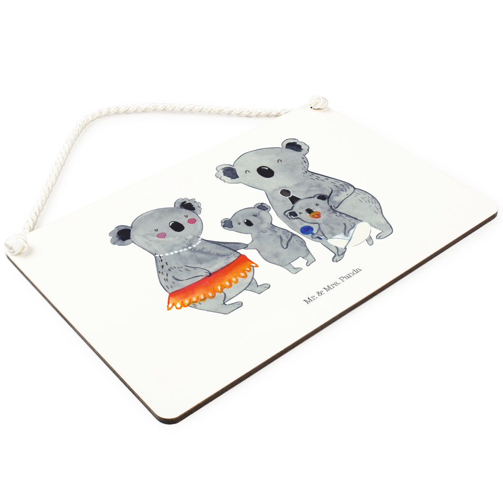 Deko Schild Koala Familie Dekoschild, Deko Schild, Schild, Tür Schild, Türschild, Holzschild, Wandschild, Wanddeko, Familie, Vatertag, Muttertag, Bruder, Schwester, Mama, Papa, Oma, Opa, Koala, Koalas, Family, Kinder, Geschwister, Familienleben