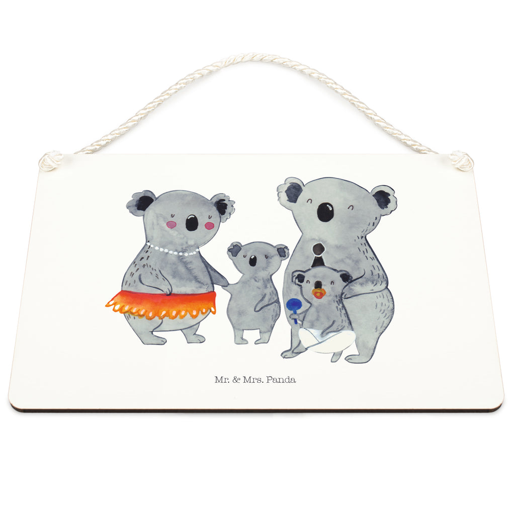 Deko Schild Koala Familie Dekoschild, Deko Schild, Schild, Tür Schild, Türschild, Holzschild, Wandschild, Wanddeko, Familie, Vatertag, Muttertag, Bruder, Schwester, Mama, Papa, Oma, Opa, Koala, Koalas, Family, Kinder, Geschwister, Familienleben
