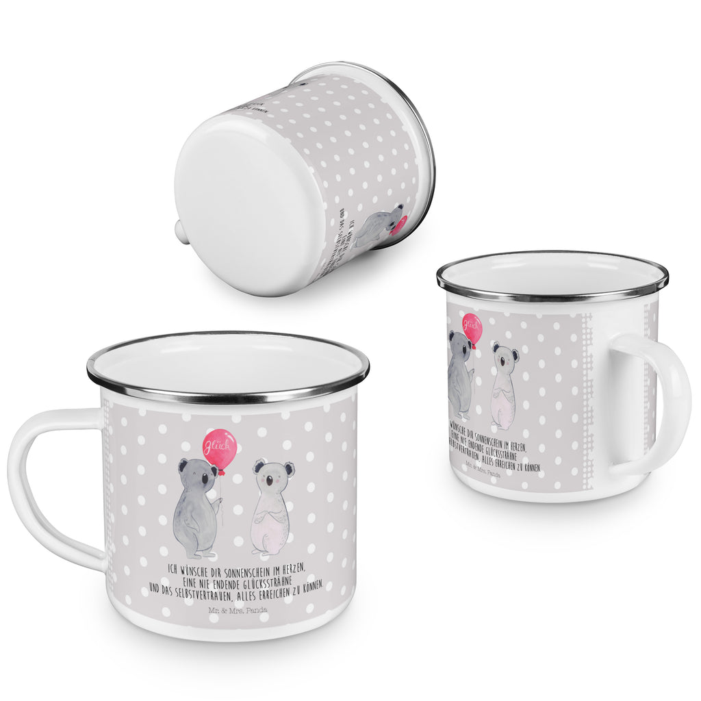 Camping Emaille Tasse Koala Luftballon Campingtasse, Trinkbecher, Metalltasse, Outdoor Tasse, Emaille Trinkbecher, Blechtasse Outdoor, Emaille Campingbecher, Edelstahl Trinkbecher, Metalltasse für Camping, Kaffee Blechtasse, Camping Tasse Metall, Koala, Koalabär, Luftballon, Party, Geburtstag, Geschenk