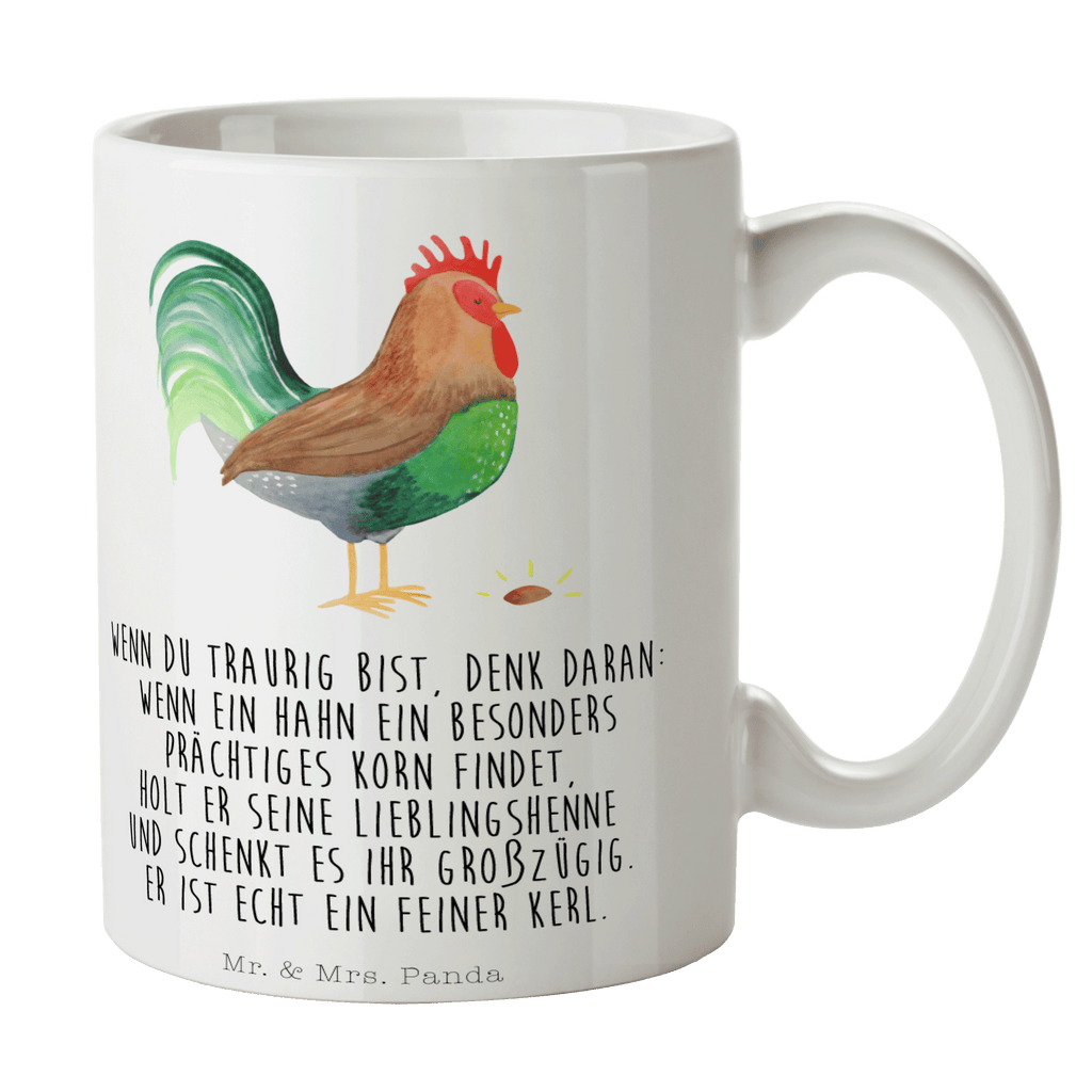Tasse Hahn mit Korn Hahn, Bauernhof, Korn, Henne, Eier, Natur Becher, Kaffeetasse, Kaffeebecher, Tee, Frühstück, Büro  Bauernhof, Hoftiere, Landwirt, Landwirtin
