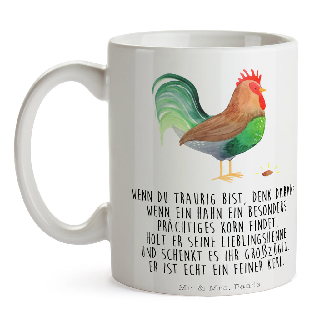 Tasse Hahn mit Korn Hahn, Bauernhof, Korn, Henne, Eier, Natur Becher, Kaffeetasse, Kaffeebecher, Tee, Frühstück, Büro  Bauernhof, Hoftiere, Landwirt, Landwirtin