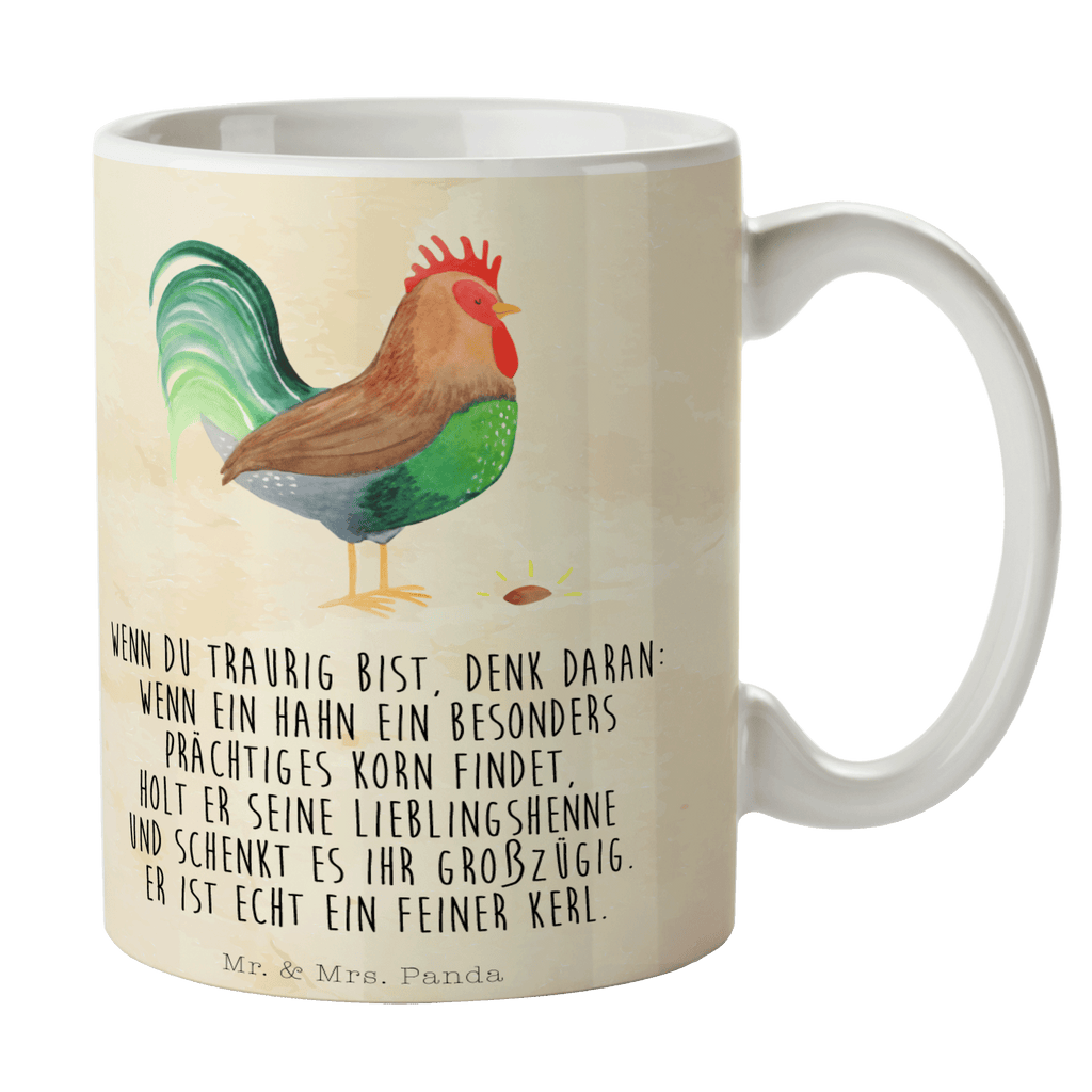 Tasse Hahn mit Korn Hahn, Bauernhof, Korn, Henne, Eier, Natur Becher, Kaffeetasse, Kaffeebecher, Tee, Frühstück, Büro  Bauernhof, Hoftiere, Landwirt, Landwirtin