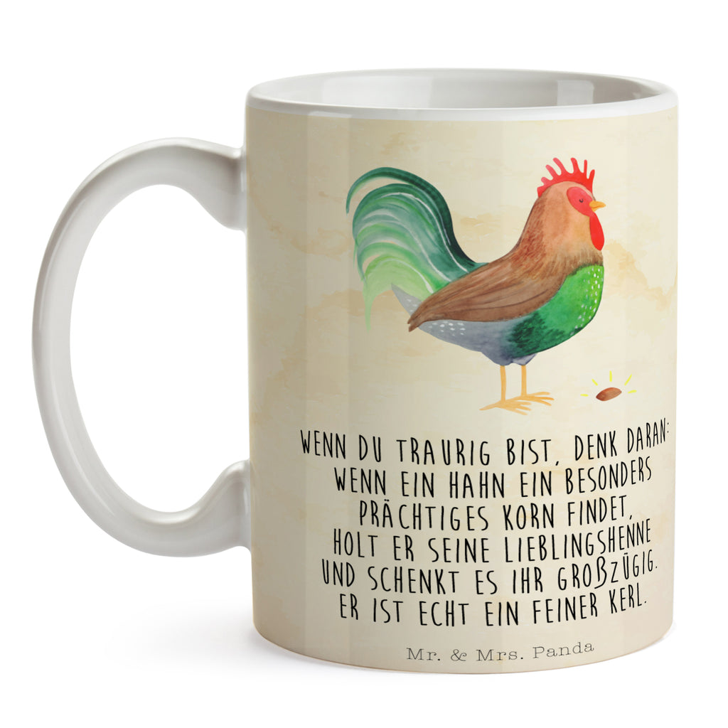 Tasse Hahn mit Korn Hahn, Bauernhof, Korn, Henne, Eier, Natur Becher, Kaffeetasse, Kaffeebecher, Tee, Frühstück, Büro  Bauernhof, Hoftiere, Landwirt, Landwirtin