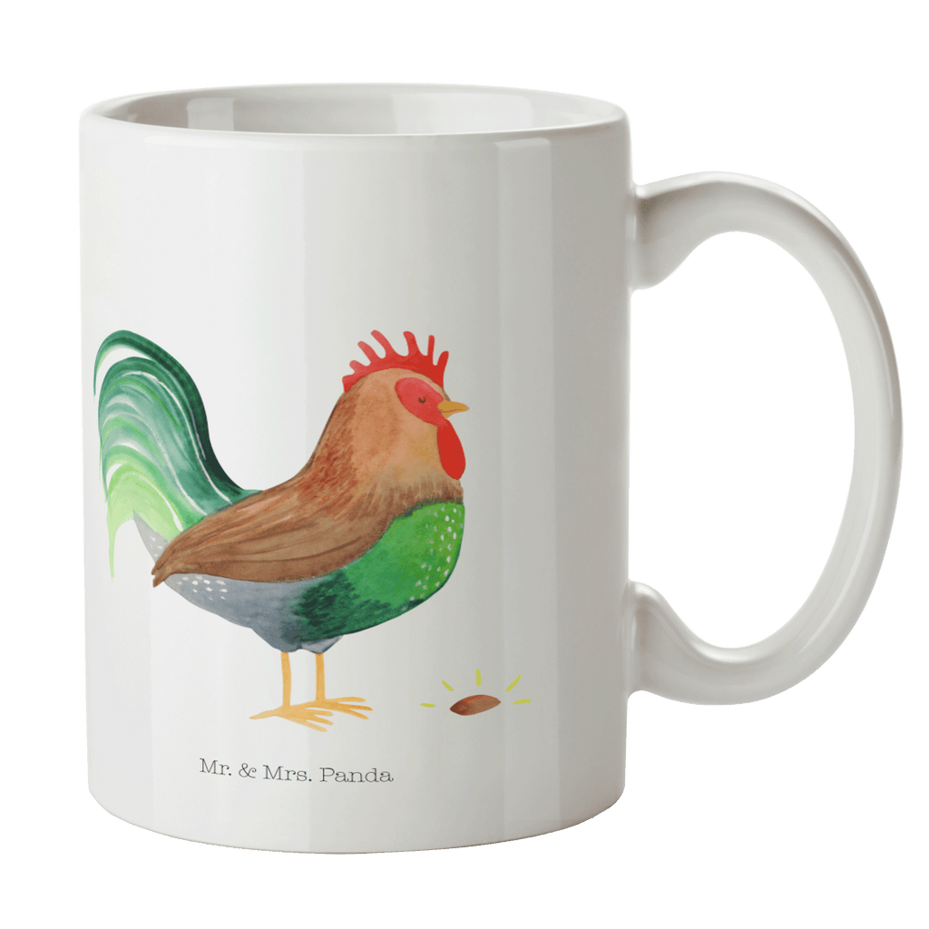 Tasse Hahn mit Korn Hahn, Bauernhof, Korn, Henne, Eier, Natur Becher, Kaffeetasse, Kaffeebecher, Tee, Frühstück, Büro  Bauernhof, Hoftiere, Landwirt, Landwirtin